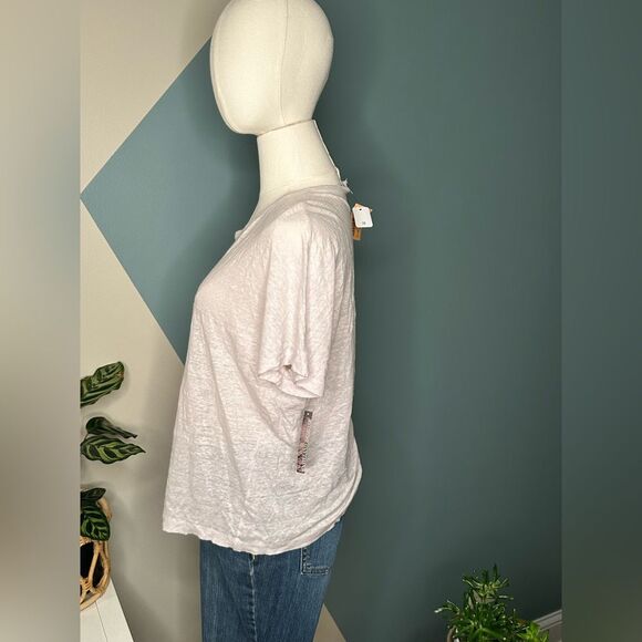 Jil Sander NWT Italian Linen Blend Tee XL – Minimalist Relaxed Fit Luxe #JSS23TS - Picture 3 of 9